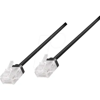 Logilink CQ3013U Netzwerkkabel, Schwarz