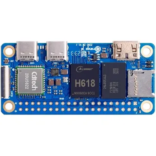 Orange Pi Zero 2W 1GB/1,5GB/2GB/4GB LPDDR4 Allwinner H618 Quad-Core Cortex-A53 Prozessor mit 16MB SPI Flash Unterstützung 4K Display Läuft mit Android Ubuntu (Zero2W 2G)