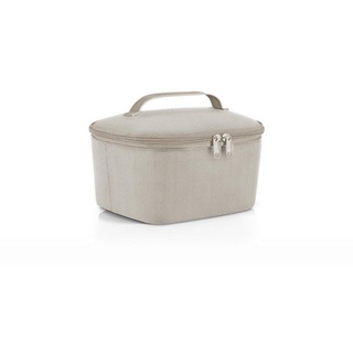 Reisenthel coolerbag S pocket Kühltasche mit Obermaterial aus recycelten PET-Flaschen Ideal für das Mittagessen unterwegs, Couleur:herringbone Sand