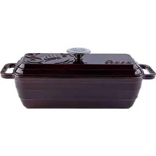 Sallys Gusseisen Brot- Backform Baba (Plum Purple Majolika)