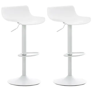 CLP 2er Set Barhocker Aveiro Weiß