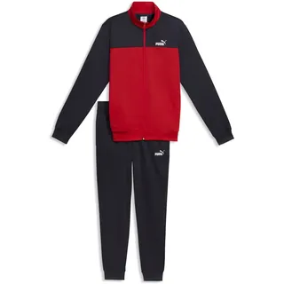 Puma Jogginganzug "Colourblock Trainingsanzug Herren", Herren, Gr. XS, new navy blau, Obermaterial: 100% Polyester. Taschenfutter: 100% Polyester. Rippe: 2% Elasthan, 98% Polyester, Sportanzüge Jogginganzug