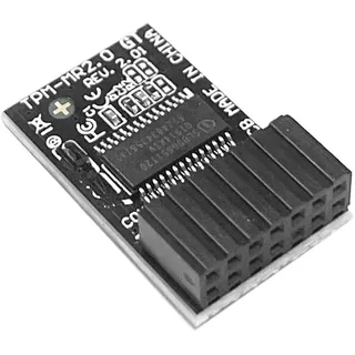 HSSDTECH TPM 2.0 LPC 14pin SLB9665 Sicherheitsmodul für ASUS ROG Strix Z390-E / Z390-F, ROG Strix B450-F / B450-E, ROG Strix TRX40-E / TRX40-XE Mainboard Security Module GC-TPM 2.0