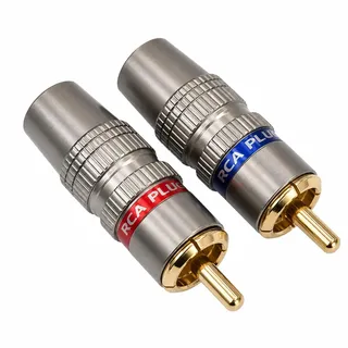 SINUSLIVE CS-2 Cinchstecker Rot/Blau