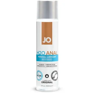 Jo System JO - Anal H2O Lubricant 120 ml - wasserbasiertes Gleitgel für die spezielle Nutzung, ohne Duftstoffe, kondomsicher
