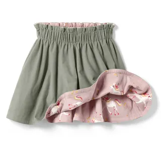 Tchibo - Kinder-Cord-Wende-Rock - Mädchen - Gr. 122/128 - khaki