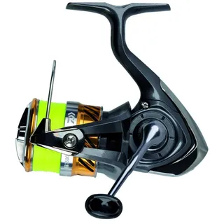 Daiwa 20 Laguna LT 2000, Spinn-Angelrolle, Frontbremse, Vorbespult mit J-Braid X4 0.13 Gelb, 10502-200