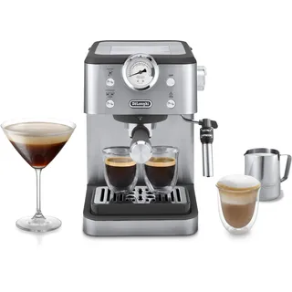 De'Longhi Linea Classic EM450.M schwarz + Milchaufschäumer