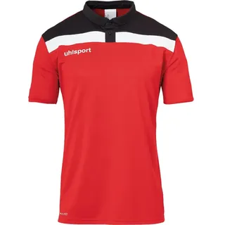 Uhlsport Offense 23 Kurzarm-poloshirt - Red / Black / White - 13-14 Jahre