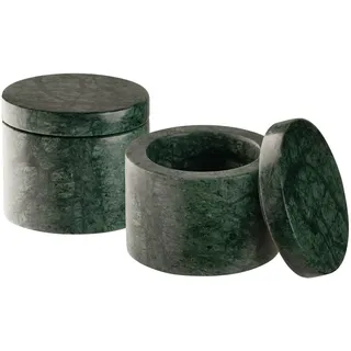 APS 15919 Dose MINERA 2er Set - Marmor, Ø 6 cm, H: 5 cm, 40 ml, Unikat