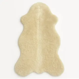 Provellus Deutsches Kurzhaar Schaffell Creme - Echt, dicht & kurz | 80-100 cm