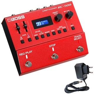 Boss RC-500 Loop Station Looper Pedal + keepdrum 9V Netzteil