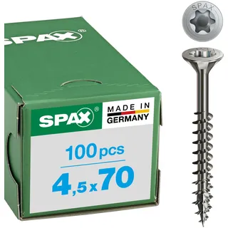 SPAX Universalschrauben Edelstahl A2 4,5 x 70 mm 100 Stück
