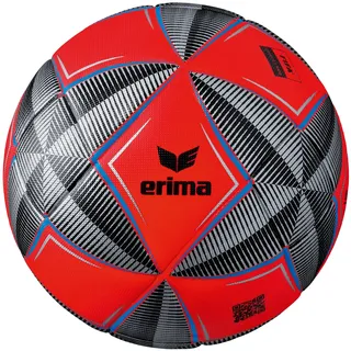 Erima Senzor-Star Match Fluo Fußball fiery coral/schwarz 5