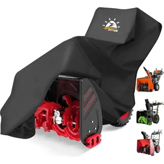 zettum Schneefräse Abdeckung 600D PU Beschichtung Wasserdicht & Heavy Duty