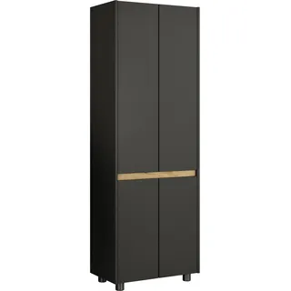 VCM Cosila Hochschrank 165 x 57 x 33 cm Braun Holz