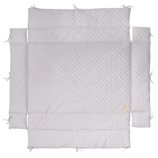 roba Baumann Laufgittereinlage Roba 96 x cm Stoff Grau