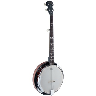 Stagg BJW24 DL 5-saitiges Western Deluxe Banjo mit Holzkessel