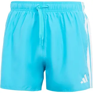 adidas 3-Streifen 3-Inch Badeshorts Lucid Cyan / White S