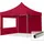 3 x 3 m inkl. 2 Seitenteile rot 59013