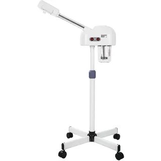 Youyijia Vertikaler Gesichtsdampfer Gesichtssauna Porenreiniger Dampf Spa Maschine Luftbefeuchter Schönheit Heiße und Kalte Dampfgerät Feuchtigkeitsspendende Schönheit Maschine Weiss