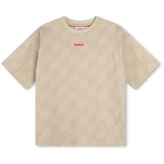 Hugo G00153 Kurzarm-t-shirt - Beig Gray - 10 Jahre