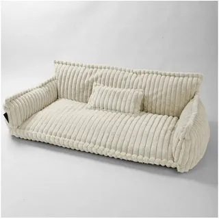 noviclass-shop Hundesofa | Katzensofa 'Chaffar' | Creme L (100cm))