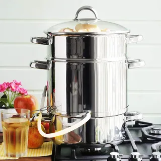 Dampfentsafter ENTSAFTER Induktion Fruchtentsafter aus Edelstahl AMBITION 8 L