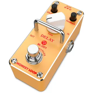 Monkey Loop ML-DD1 Digital Delay Pedal para Guitarra
