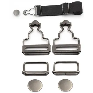Luxylei 2 Sets Metall-Latzhosen-schnallen-Clips Rechteckigen Schiebeverschlüssen Für Hosenträger, Handtaschen, Jacken, DIY-Kleidung, Latzhosen, Kleider, 38 Mm