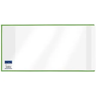 Veloflex Buchhülle, 265 x 540 mm, mit Lasche, glasklar, 10 Stück