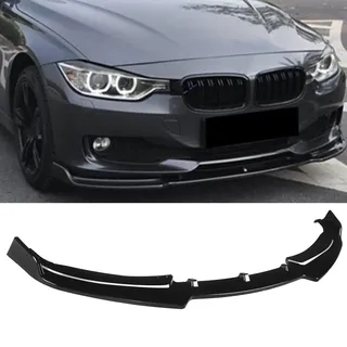 CWMLB Auto Frontlippe Frontspoiler für BMW 3er F30 F31 2013-2019,Auto Frontspoiler Frontstoßstange Lippe Spoiler Auto Frontlippe Spoiler Lip Splitter Diffusor