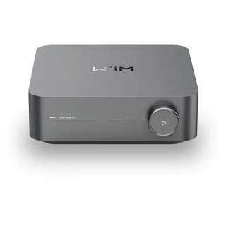 WiiM Amp Pro: Multiroom-Streaming-Verstärker | Kompatibel mit Google Cast, Alexa | HDMI, Sprachsteuerung | Streaming von Spotify, Amazon Music, Tidal & mehr - Dark Gray