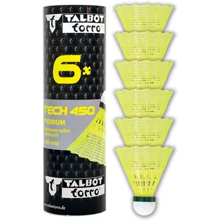 Talbot Torro Badmintonball Tech 450, 6er Dose
