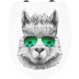 CORNAT Lama WC-Sitz 3D-Dekor Bunt