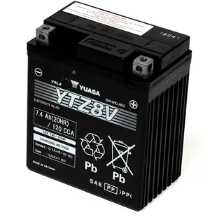 YUASA YTZ8V AGM Batterie geschlossen