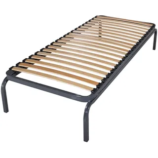 Klappbett Aus Metall Anthrazit 2 x 80 x 190cm