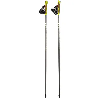 LEKI Elite Carbon Stock in dunkelathrazit-white lime, Größe 125 - grau