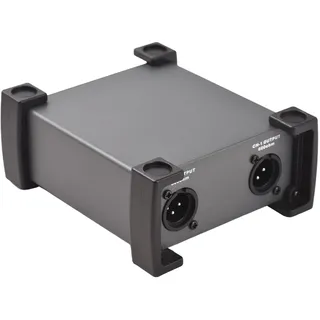 YIWEOG 2 Kanäle Passive DI-Box-Einheit Brummunterdrücker 1/4'' Instrument Direktbox auf XLR Professionelle Impedanztransformation Audioisolator DI Direktbox für Tourneen und Liveauftritte
