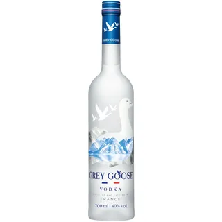 GREY GOOSE Premium-Vodka aus Frankreich, 40% Vol., 70 cl/700 ml, mit 100% französischem Weizen und natürlichem Quellwasser