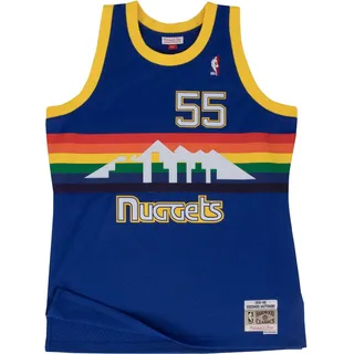 Mitchell & Ness NBA Denver Nuggets Dikembe Mutombo Trikot Herren, blau/bunt, M - M