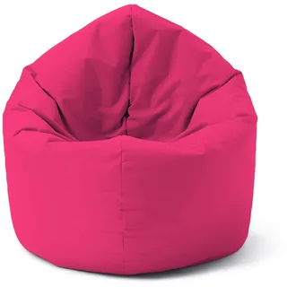 Lumaland Sitzsack Drops: runder Sitzsack (300 L) mit 2-in-1-Funktion für bequemes Sitzen & Liegen | Der Doppelagent für Relax-Momente in- & Outdoor I Mit anpassungsfähiger EPS-Füllung | Ø 120 x 75 cm