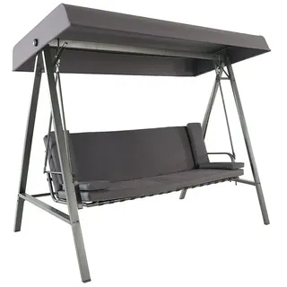 Sunfun Maja Hollywoodschaukel  (230 x 135 x 188 cm, Anthrazit)