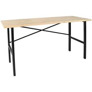 Rikta Werkbank Holz/Metall 159 cm schwarz