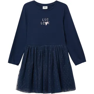 s.Oliver Kleid mit Mesh-Rock und Glitzerprint