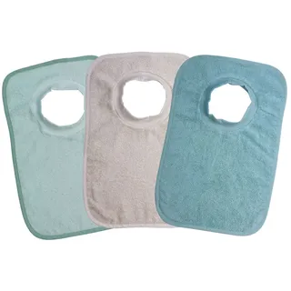 Wörner Riesen-Schlupflätzchen 3er Pack - Mint Greige