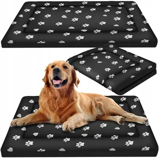 purlov Hundebett Purlov XXL 100 x 70 cm schwarz
