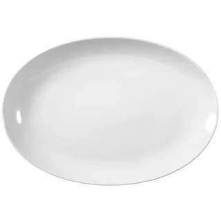 SELTMANN WEIDEN Seltmann Platte Rondo 31,3 x 21,1 cm Porzellan Weiß M (Medium)