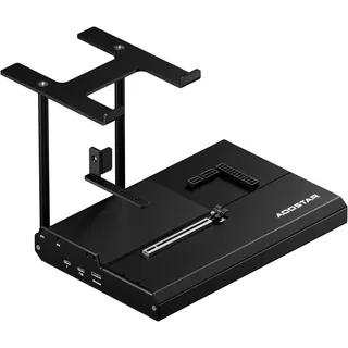 AOOSTAR EG02 eGPU Dockstation mit OCuLink & Thunderbolt 5 (80Gbps), Externe GPU Grafikkarten Dockingstation PCIex16 PCIe4.0x4, 150W DC, Unterstützt ATX/SFX Netzteile, Für Mini-PCs/Laptops/Grafikkarten