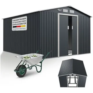 Juskys Metallgerätehaus XXL Anthrazit